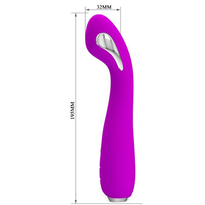 PRETTY LOVE - VIBRADOR ELECTROSHOCK RECARGABLE HECTOR IMPERMEABLE MORADO