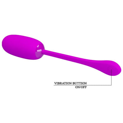 PRETTY LOVE - HUEVO VIBRADOR RECARGABLE Y RESISTENTE AL AGUA JULIUS PÚRPURA