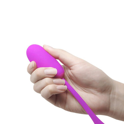 PRETTY LOVE - HUEVO VIBRADOR RECARGABLE Y RESISTENTE AL AGUA JULIUS PÚRPURA