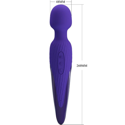 PRETTY LOVE - ANTONY YOUTH WAND VIBRADOR EFECTO CALOR VIOLETA