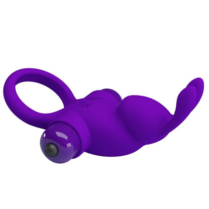 PRETTY LOVE - ANILLO VIBRADOR I RABBIT PARA PENE MORADO