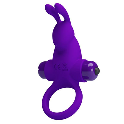 PRETTY LOVE - ANILLO VIBRADOR I RABBIT PARA PENE MORADO