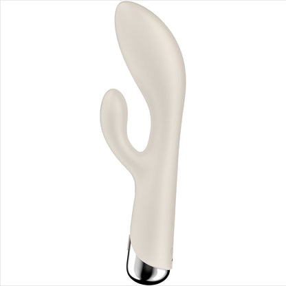 SATISFYER - CONEJO GIRATORIO 1 ESTIMULACIÓN DEL CLÍTORIS Y PUNTO G ROJO