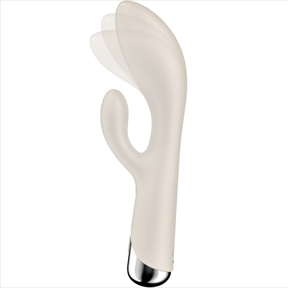 SATISFYER - CONEJO GIRATORIO 1 ESTIMULACIÓN DEL CLÍTORIS Y PUNTO G ROJO