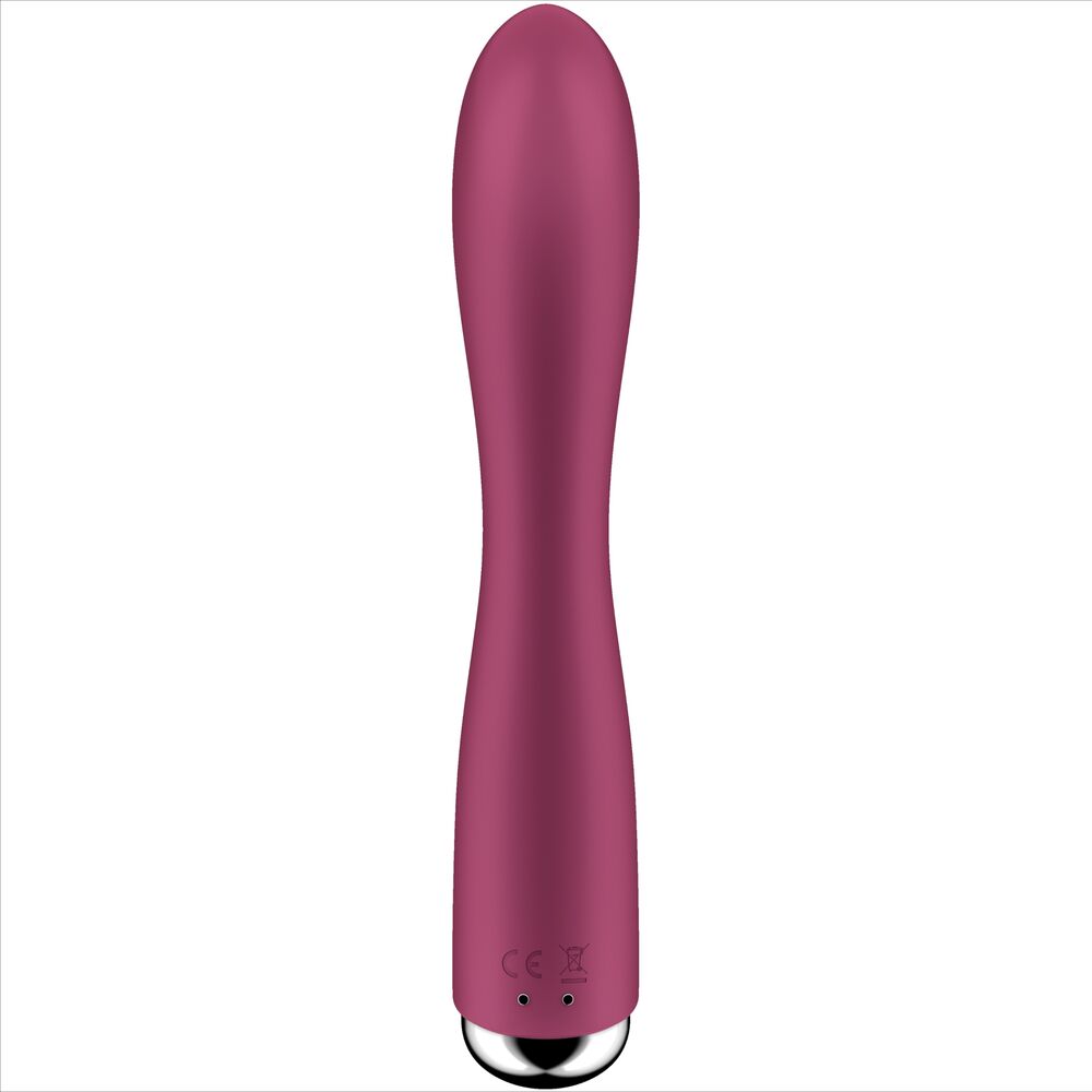 SATISFYER - CONEJO GIRATORIO 1 ESTIMULACIÓN DEL CLÍTORIS Y PUNTO G ROJO