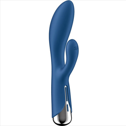 SATISFYER - CONEJO GIRATORIO 1 ESTIMULACIÓN DEL CLÍTORIS Y PUNTO G ROJO