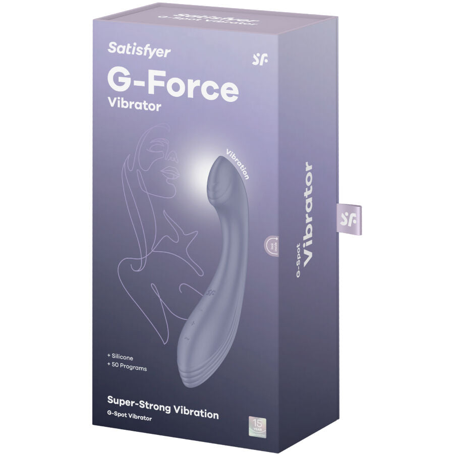 SATISFYER - G-FORCE VIBRADOR ESTIMULADOR PUNTO G ROSA