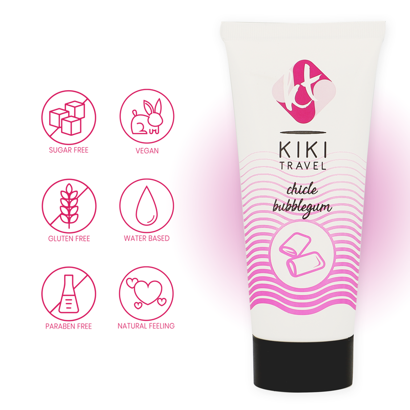 KIKÍ TRAVEL - LUBRICANTE BUBBLEGUM 50 ML