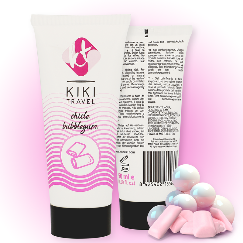 KIKÍ TRAVEL - LUBRICANTE BUBBLEGUM 50 ML