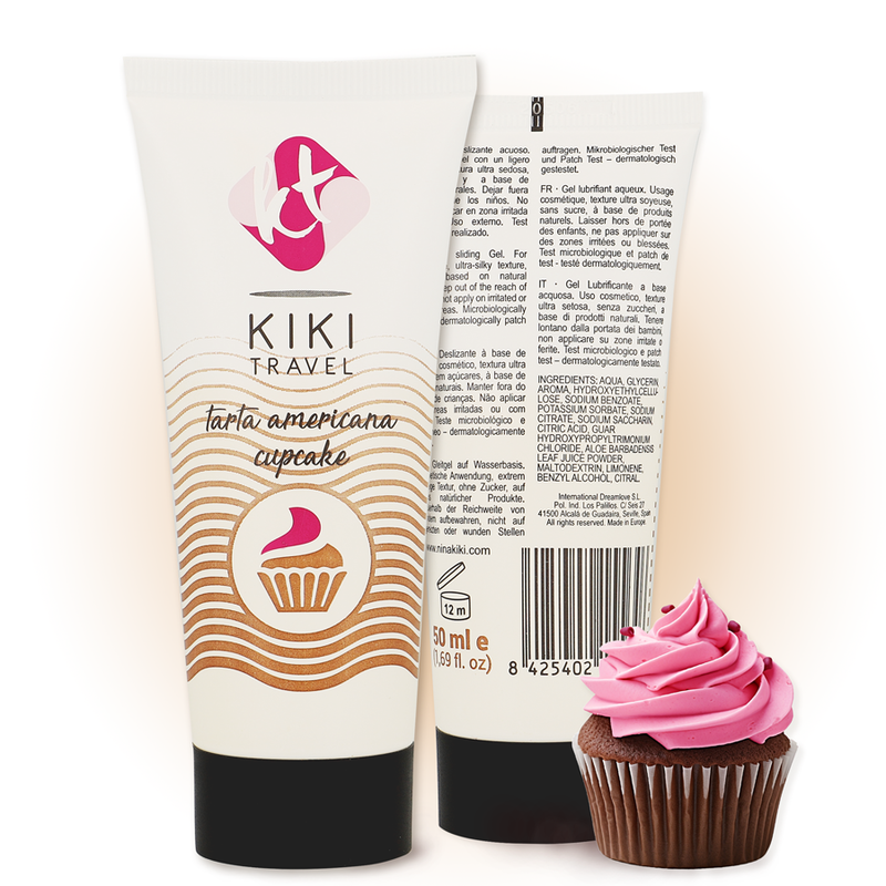 KIKÍ TRAVEL - LUBRICANTE CUPCAKE 50 ML