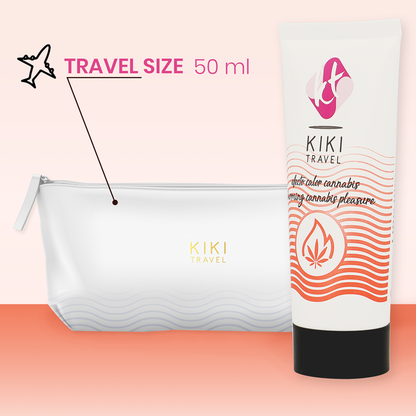 KIKÍ TRAVEL - LUBRICANTE CANNABIS EFECTO CALIENTE 50 ML