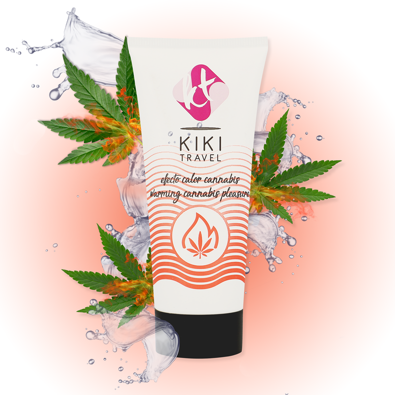 KIKÍ TRAVEL - LUBRICANTE CANNABIS EFECTO CALIENTE 50 ML