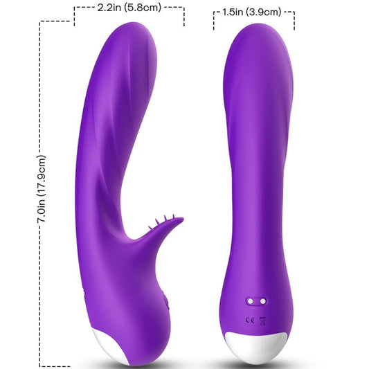 ARMONY - ROMANCE VIBRADOR CON ESTIMULADOR MORADO