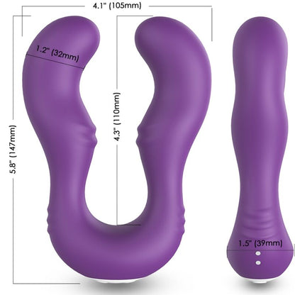 ARMONY - SERAPH VIBRADOR DOBLE CONTROL REMOTO MORADO