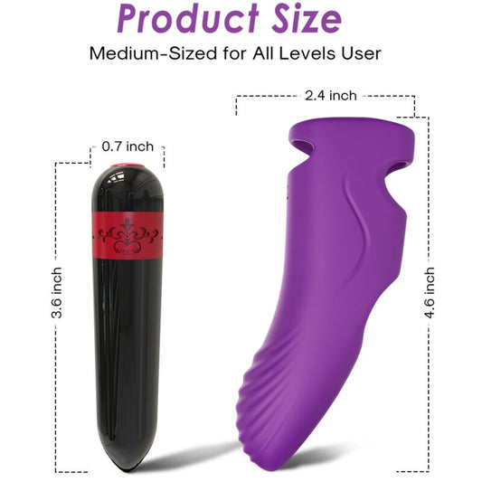 ARMONY - AURORA DEDO VIBRADOR MORADO