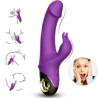 ARMONY - METEROR DILDO VIBRATOR RABBIT ROTATOR PURPLE