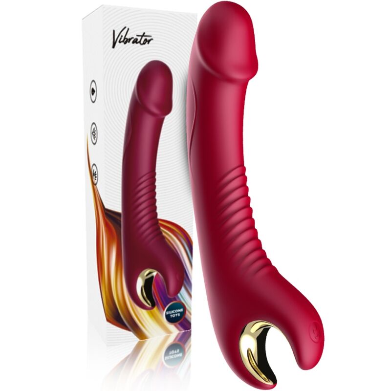 ARMONY - PRINCE DILDO VIBRATOR & ROTATOR RED