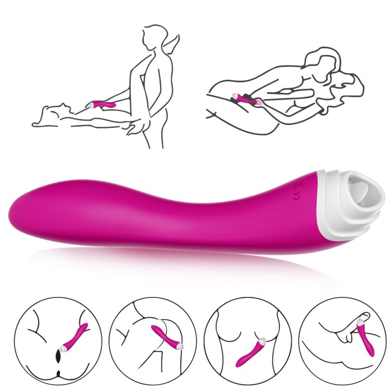 ARMONY - VIBRADOR PARA CLITORIS Y LAMIDOS FAIRYLAND PÚRPURA