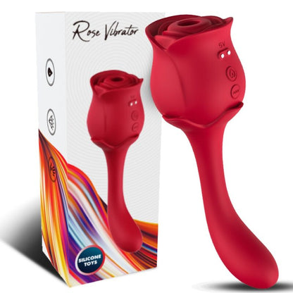 ARMONY - ROSELOVER LIMPIADOR DE CLÍTORIS VIBRADOR Y ESTIMULADOR ROJO