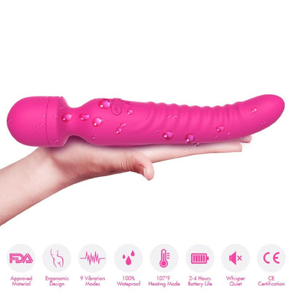 ARMONY - MISSION MASSAGER & VIBRATOR HEAT EFFECT FUCHSIA