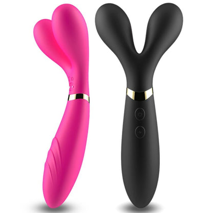 ARMONY - Y-WAND MASSAGER & VIBRATOR DOUBLE HEAD BLACK