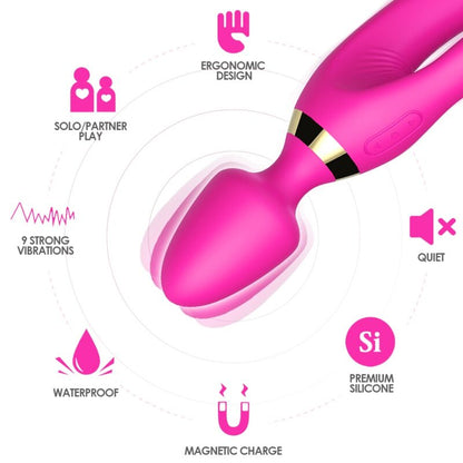 ARMONY - MASSAGER & VIBRATOR RABBIT FUCHSIA