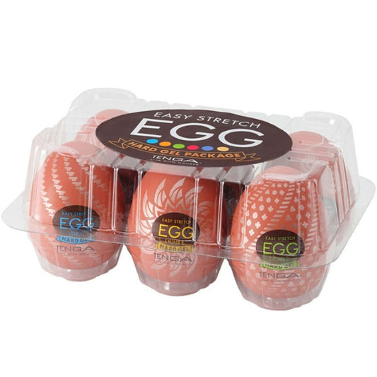 TENGA - HARD BOILED MASTURBATOR EGG PACK 6 UNITS