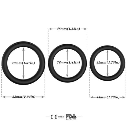 ARMONY - TRIPLE SILICONE RING LUMINOUS