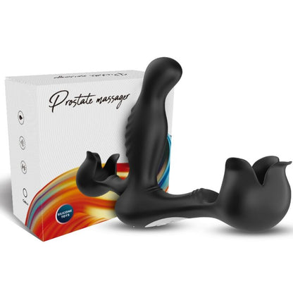 ARMONY - SURROUND VIBRATOR ANAL & STIMULATOR TESTICULOS REMOTE CONTROL BLACK