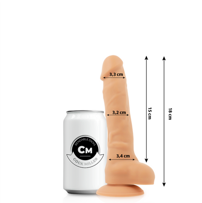 COCK MILLER - SILICONE DENSITY ARTICULABLE COCKSIL 18 CM