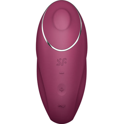 SATISFYER - TAP &amp; CLIMAX 1 VIBRADOR DE APOYO ROJO