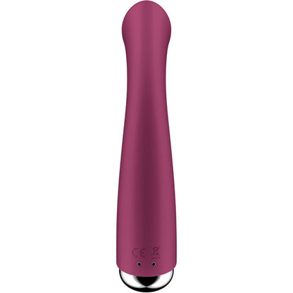 SATISFYER - VIBRADOR ROTATOR SPINNING G-SPORT 1 ROJO