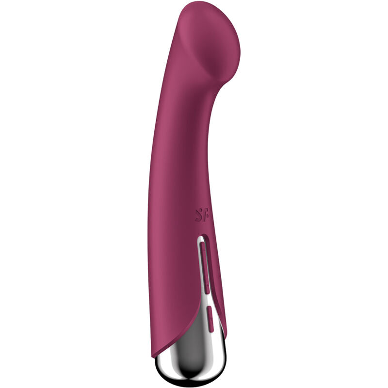 SATISFYER - VIBRADOR ROTATOR SPINNING G-SPORT 1 ROJO