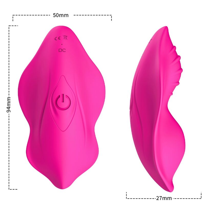 ARMONY - WHISPER WEARABLE PANTIES VIBRATOR REMOTE CONTROL FUCHSIA