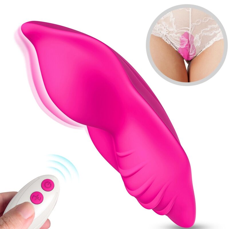 ARMONY - WHISPER WEARABLE PANTIES VIBRATOR REMOTE CONTROL FUCHSIA