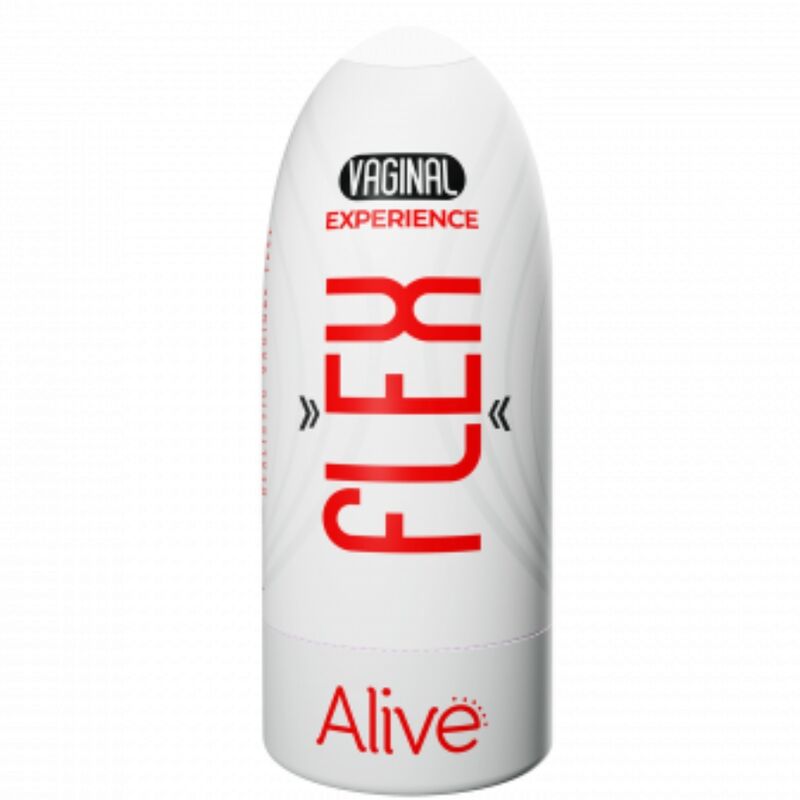 ALIVE - MASTURBADOR MASCULINO FLEXIBLE VAGINAL TALLA M