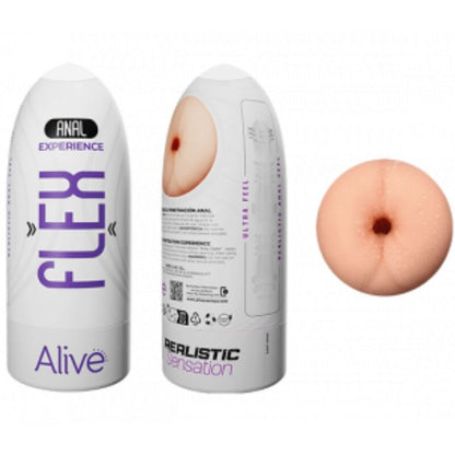 ALIVE - MASTURBADOR ANAL MASCULINO FLEXIBLE TALLA M