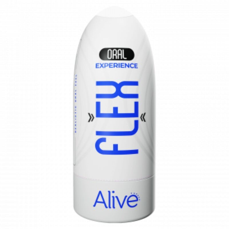 ALIVE - MASTURBADOR MASCULINO FLEXIBLE ORAL TAMAÑO M