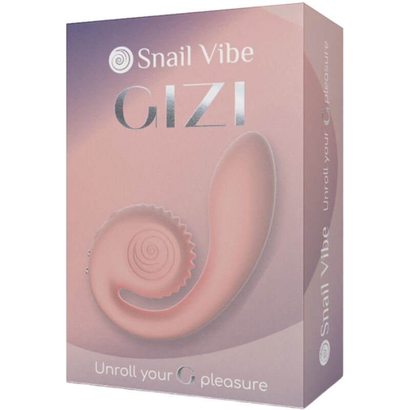 VIBRADOR CARACOL - ESTIMULADOR DUAL GIZI ROSA