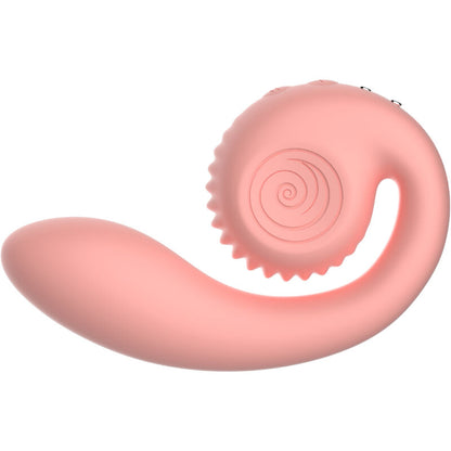 VIBRADOR CARACOL - ESTIMULADOR DUAL GIZI ROSA