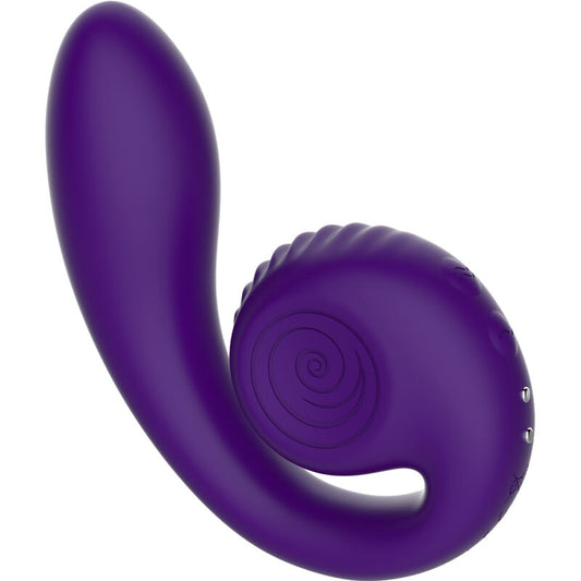 VIBRADOR CARACOL - ESTIMULADOR DUAL GIZI ROSA