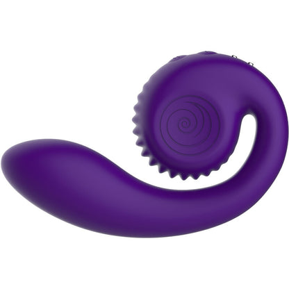 VIBRADOR CARACOL - ESTIMULADOR DUAL GIZI ROSA