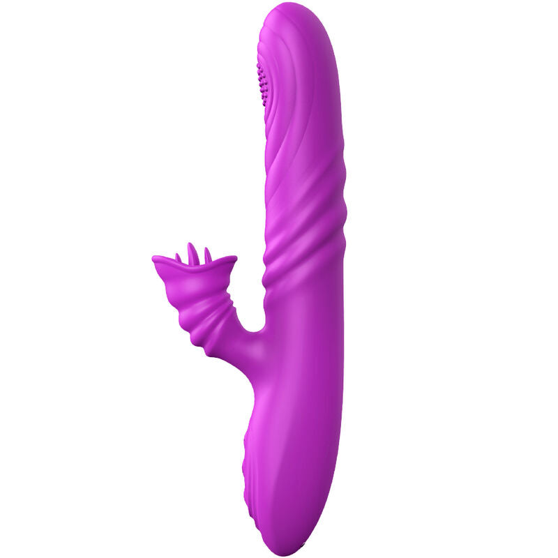 ARMONY - ANGELIA VIBRADOR MULTIFUNCIÓN CON LENGUA ESTIMULANTE EFECTO CALOR VIOLETA