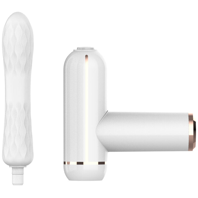 ARMONY - FKING MACHINE VIBRADOR AJUSTABLE Y AUTOMÁTICO BLANCO