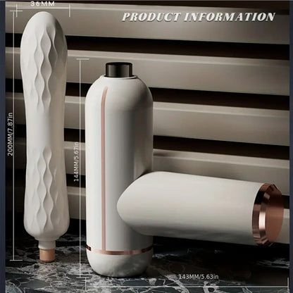 ARMONY - FKING MACHINE VIBRADOR AJUSTABLE Y AUTOMÁTICO BLANCO