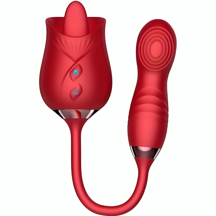 ARMONY - DELIGHT FLOWER VIBRADOR Y BUMPING CON LENGUA ROJA