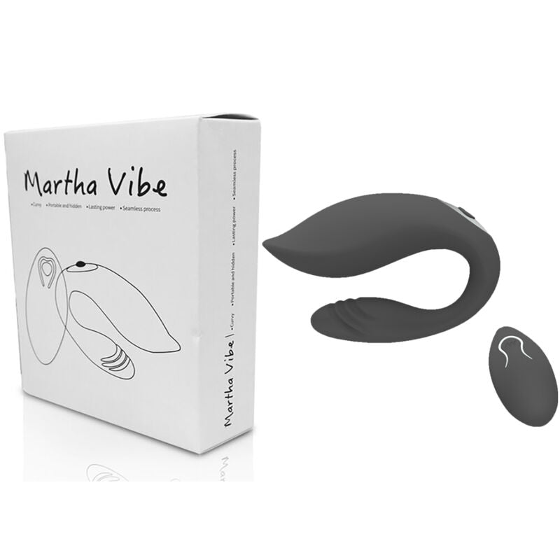 ARMONY - MARTHA VIBRATOR FOR COUPLES BLACK REMOTE CONTROL