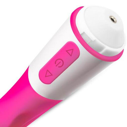 ARMONY - VIBRADOR HAPPY Y ESTIMULADOR RECARGABLE FUCSIA