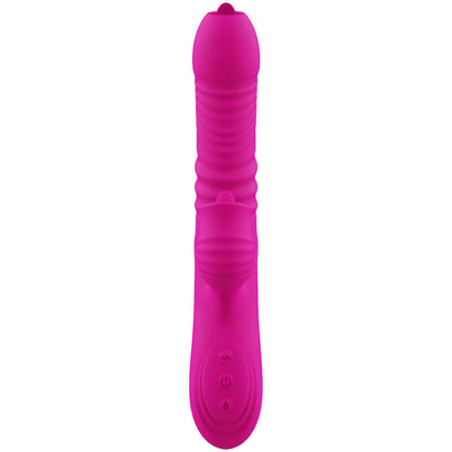 ARMONY - FANNY VIBRADOR DOBLE LENGUA MULTIFUNCIÓN EFECTO CALOR FUCSIA