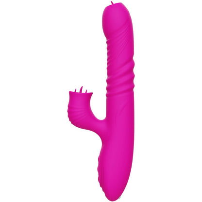 ARMONY - FANNY VIBRADOR DOBLE LENGUA MULTIFUNCIÓN EFECTO CALOR FUCSIA